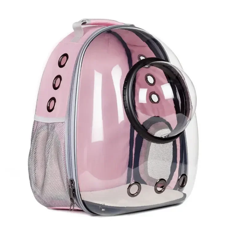 Pet cat carrier Backpack Mesh camouflage outdoor travel product Breathable shoulder handling bag puppy cat