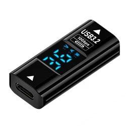 High - Speed USB - C to USB - A Adapter - Enhanced Coupler for Efficient Power and Data Transfer (Black)