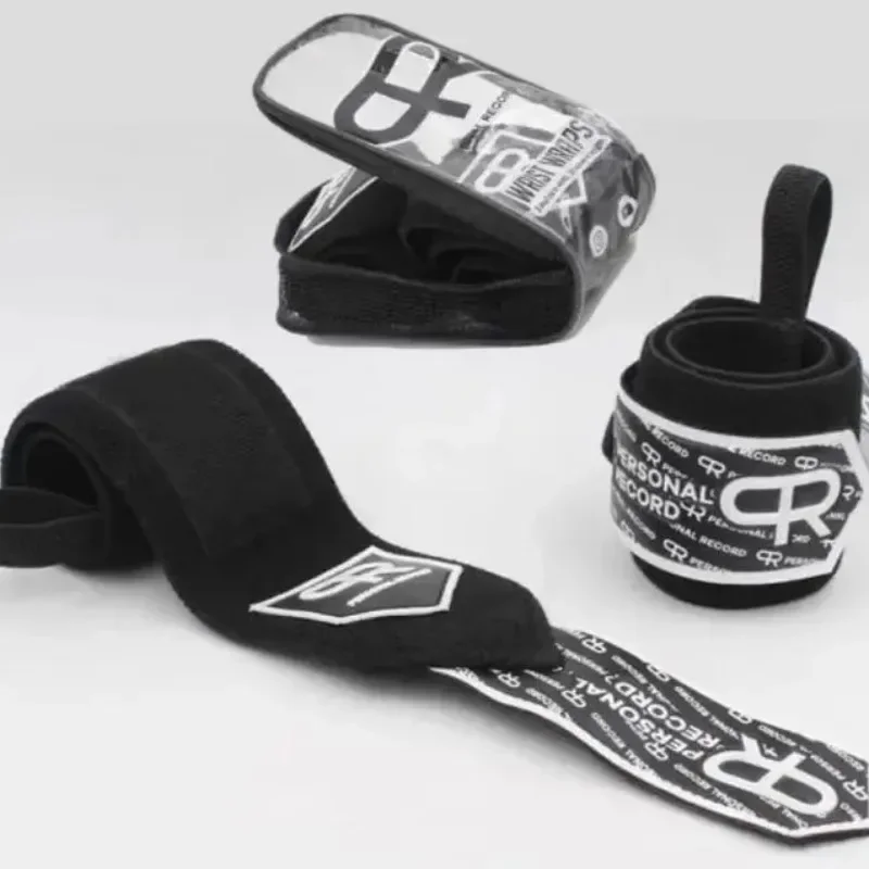 PR Fitness Wristband Weightlifting Wrist Support Gym Elastic Brace