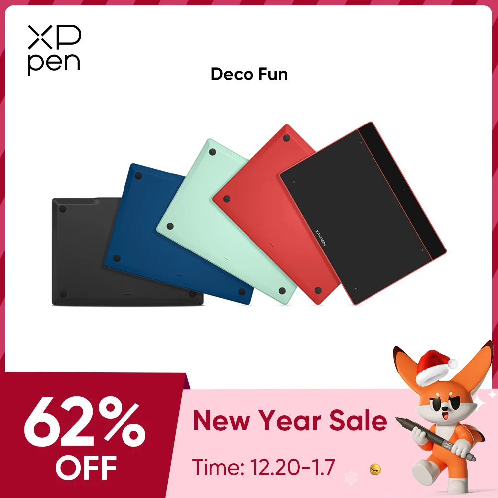 Xppen Deco Diversão Tablet Gráficos Digital Desenho Tablet 8192 Níveis Tilt Educação On-line Suporte Android Mac Linux Windows Chrome