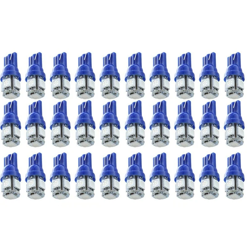 3 шт. Синяя светодиодная лампа 94 T10 168 2825 W5W 175 158 SMD светодиодный 12 В |