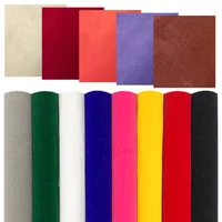Paquet de 13 feuilles de tissu velours auto-adhésif pour doublure de bijoux, autocollant de tiroir, décoration murale, matériaux de travail manuel, bricolage, 7,8 pouces x 5,9 pouces 6