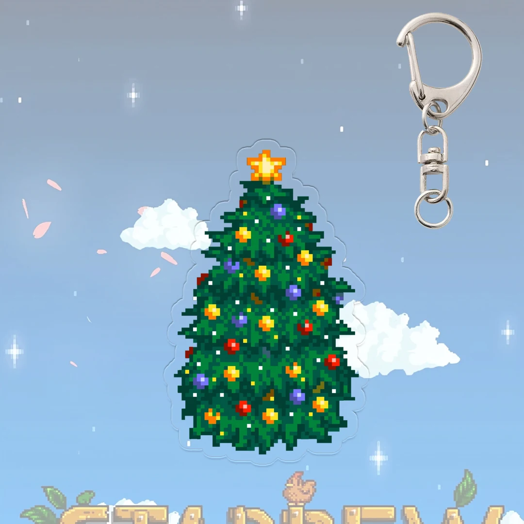 Purple Pants Keychain - Creative Stardew Valley-Inspired Decor & Accessory Pendant
