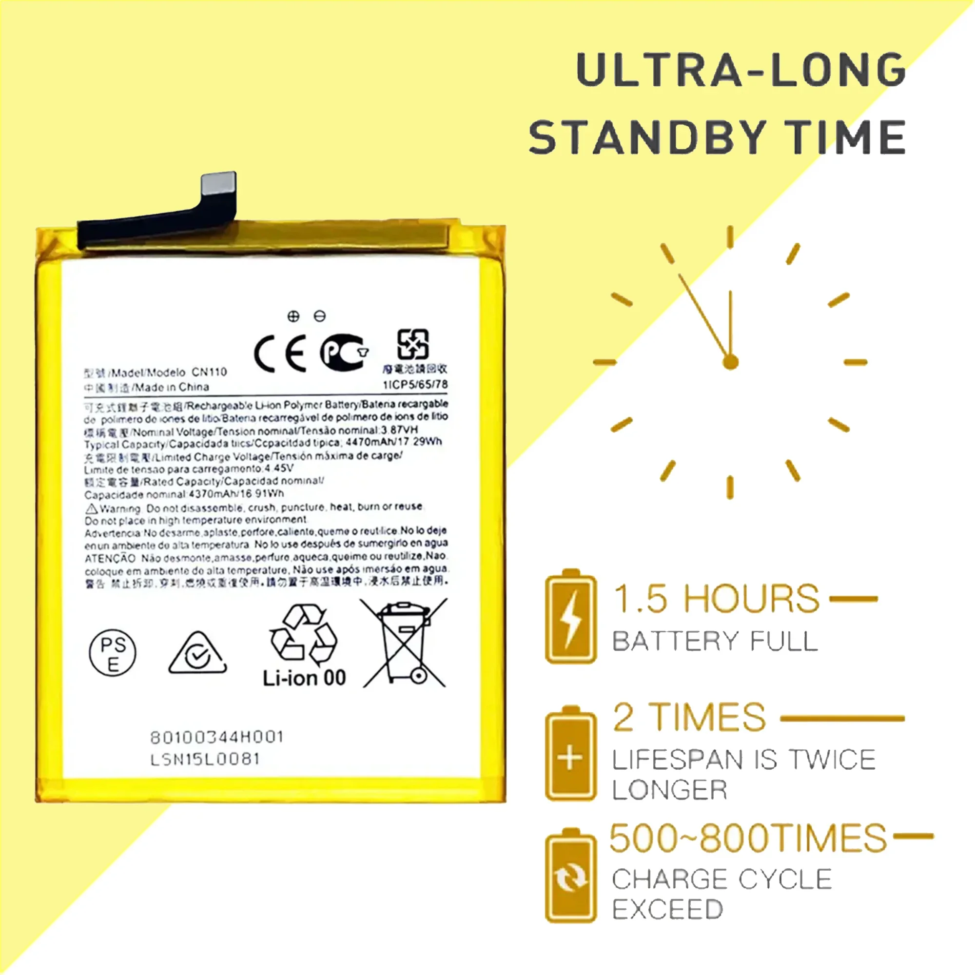 100% Original High-Quality Replacement Battery