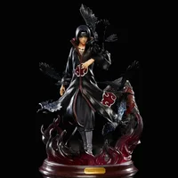 Naruto Inspired Itachi Uchiha 28cm Figure – Akatsuki Crow Collectible Statue - Image 2