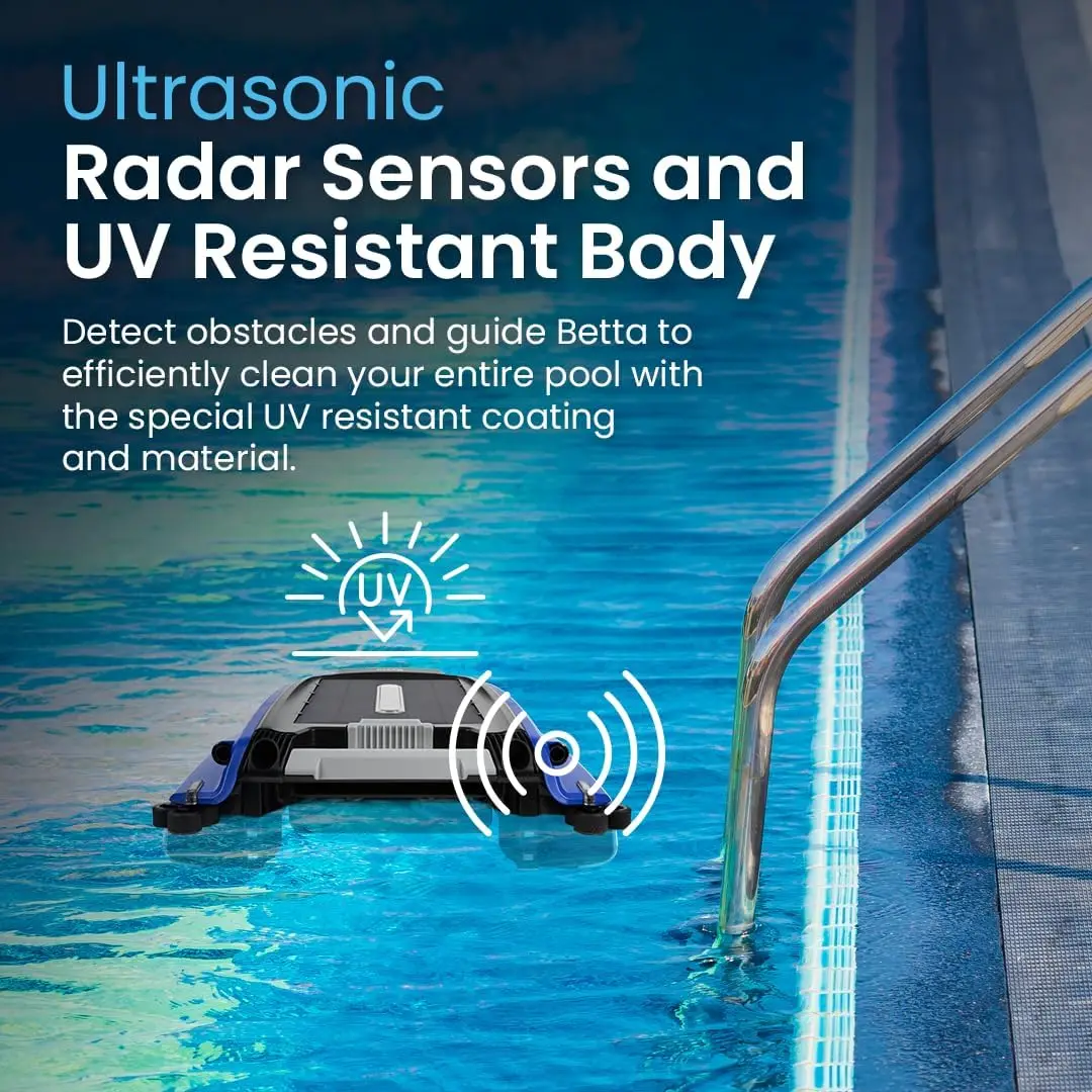 Solar Powered Automatic Robotic Pool Surface Skimmer Cleaner with 30-Hour Continuous Cleaning Battery Power and Re-