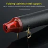 AC110V 220V Mini Heat Gun 300W High Power Soft Ceramic Quick Heat Heaters for Heat Shrink Tubing Heat Shrink Film EU / US Plug 3