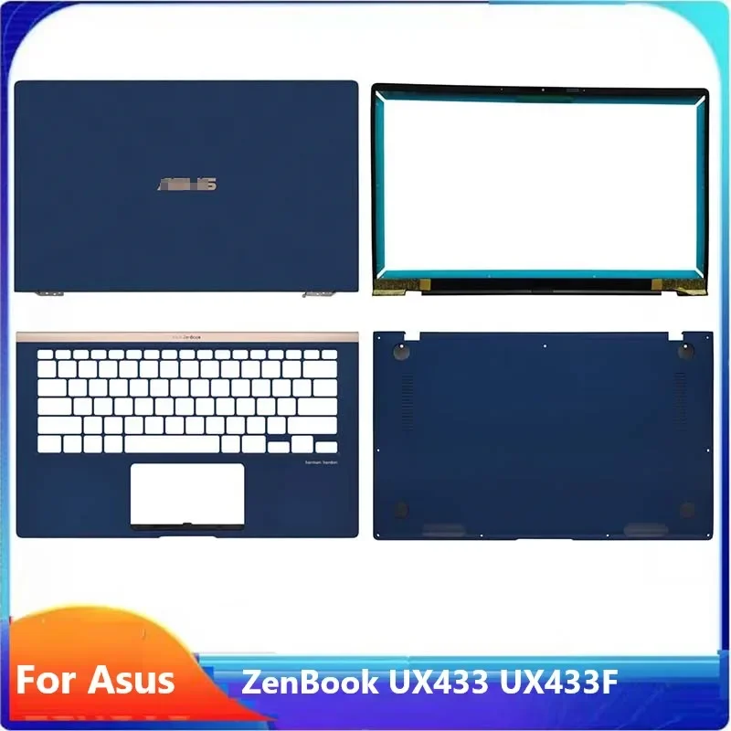 LCD back cover Bezel Upper cover Bottom case For ASUS Deluxe14 U4300 ZenBook UX433 UX433F UX433FN UX434 (Non-touch)
