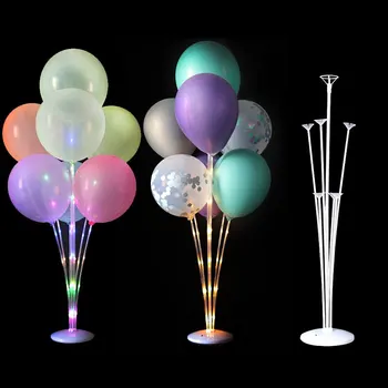 Support de Ballons Lumineux LED, Colonne Lumineuse pour Décoration de ixPréChristophe, d'Anniversaire, de Mariage, Accessoires 1