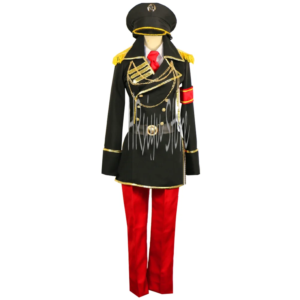 

Anime Cosplay Misaki Yata Costume men women Miltary Uniform suit Ha oween Christmas New Year Party Costume