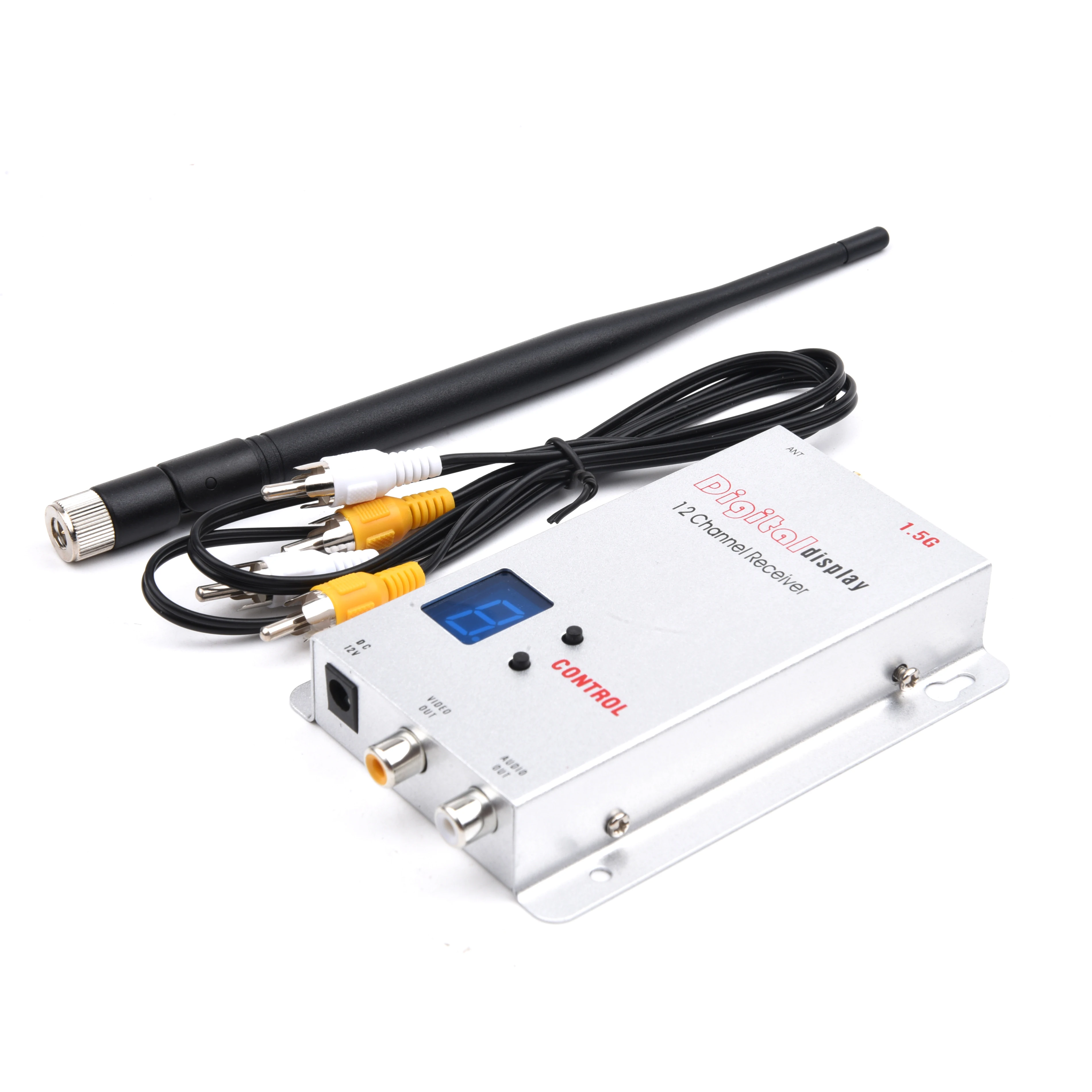 Kit Émetteur-Récepteur FPV 1.5G 1500mW 12CH 1-2km pour Drone