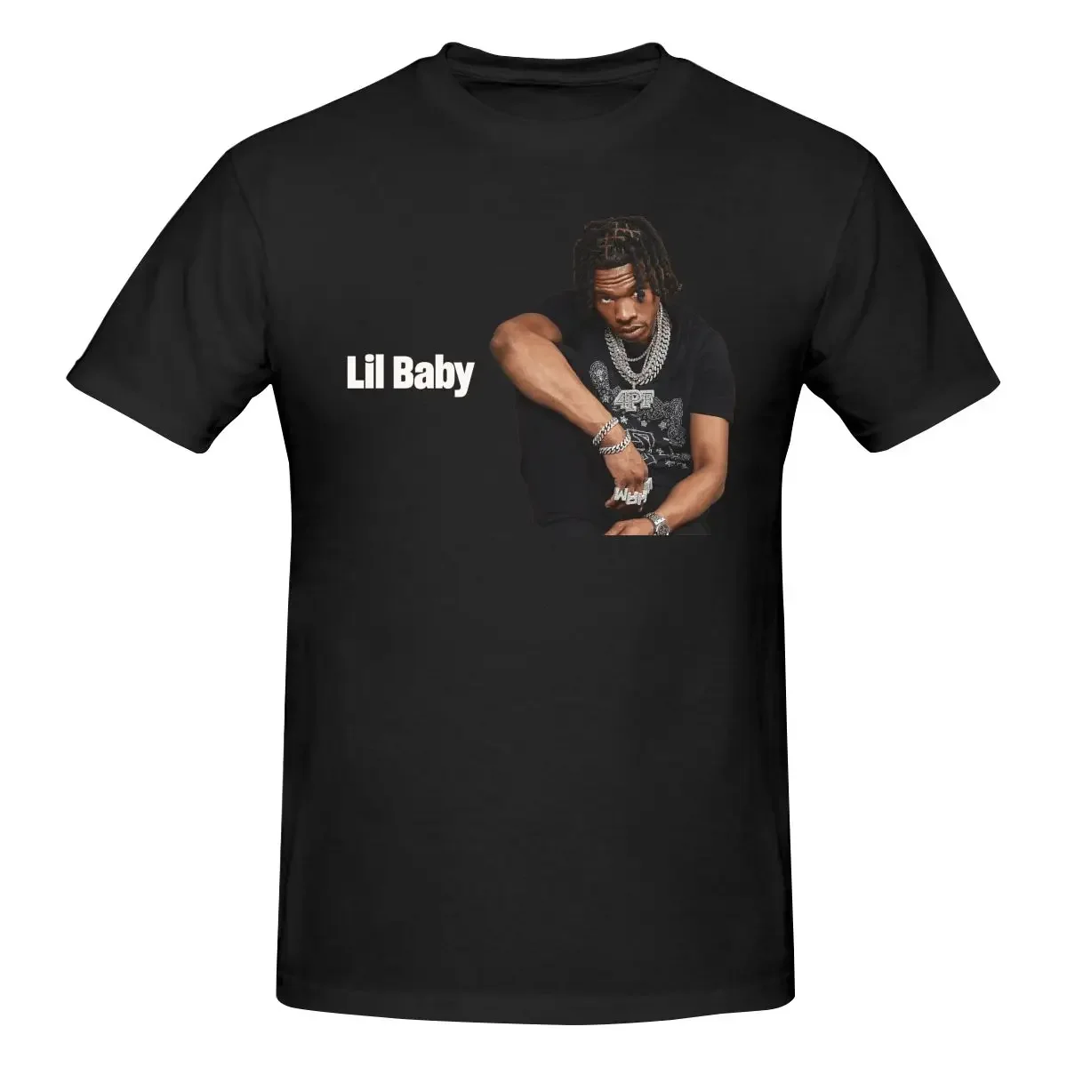 

Lil Baby Men's Classic Unisex Cotton T-Shirt for Men & Women, Classic Tee