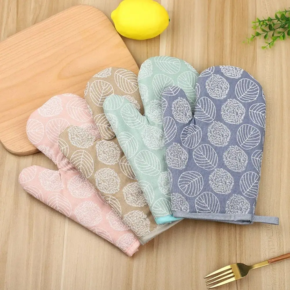 1pc Thickened Microwave Gloves Anti-scald Kitchen Tools Heat Resistance Oven Mitts Portable Baking Accessories