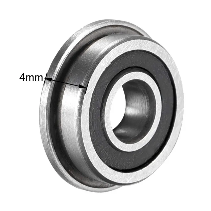 10Pcs F623 F686 F688 F689 F695 F696 F698 -2RS Bearing 5x13x4mm Flanged Miniature Deep Groove Ball Bearings for VORON 3D Printer