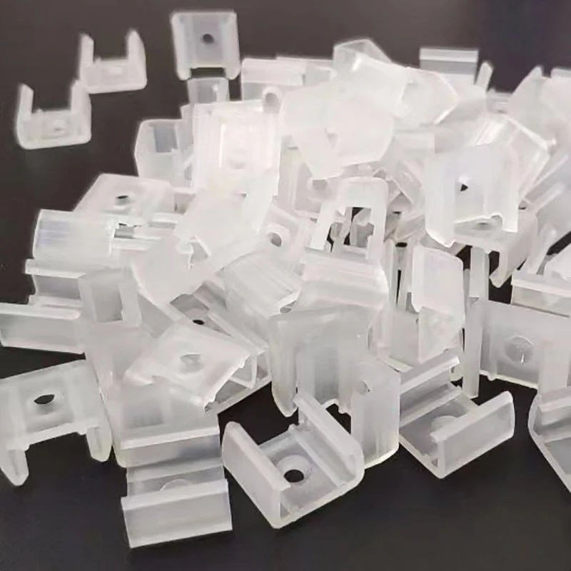Led Connector 6mm 8mm 10mm 12mm LED Strip Fix Clips Holder Connector LED Accessories for Neon Light Mounting Fixing on Wall