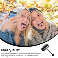Stainless Steel Vibrating Tongue Ring Tongue Piercing Ring Vibrating Tongue Piercing Bar Body Jewelry Fashion Decoration - Image 5