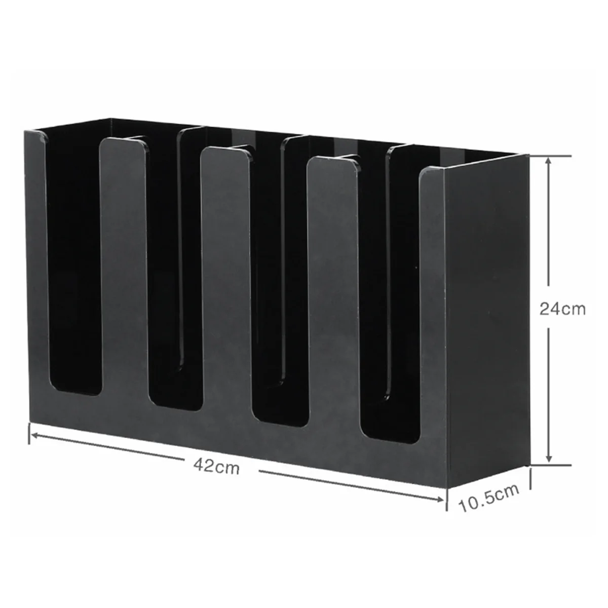 Coffee Cup and Lid Organizer Disposable Paper Cup Holder Dispenser, 4 Compartments