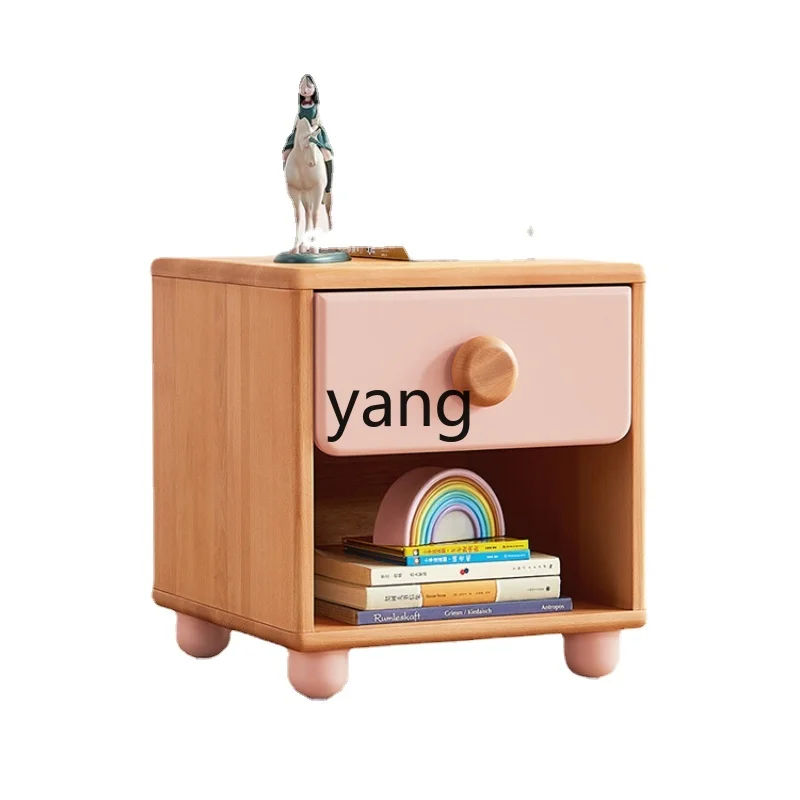 

LMM Bedside Table Children's Nordic Storage Cabinet Locker