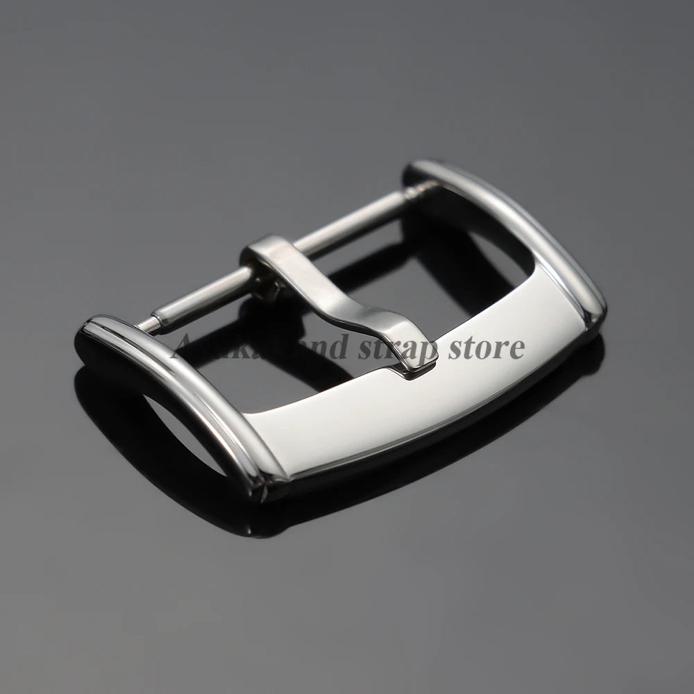 Premium Tri-Tone Stainless Steel Watch Buckle - Silver, Black, Gold