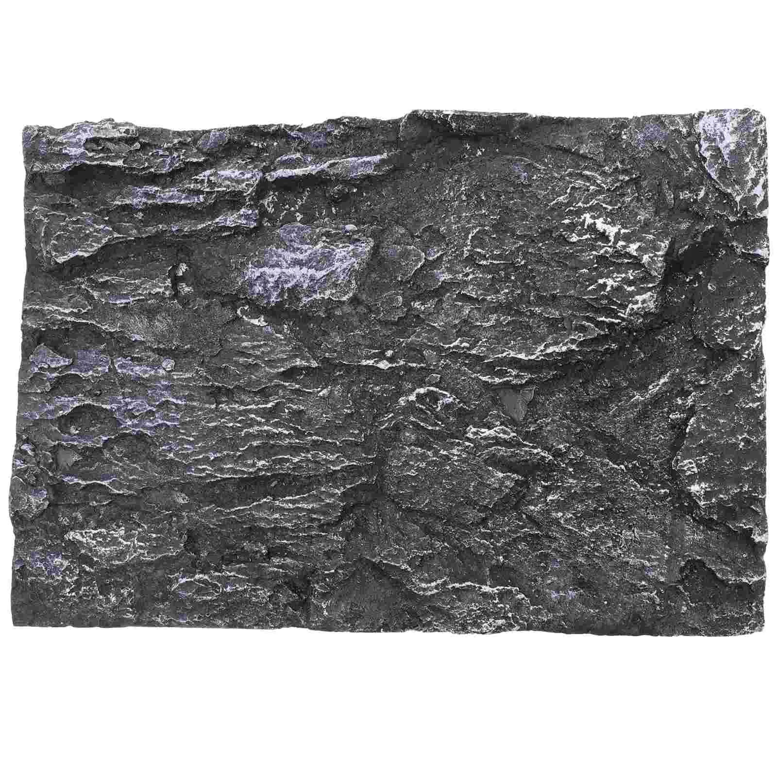 

Background Rock Slab Fish Aquarium Backgrounds Tank Terrarium Decor Reptile Enclosure Bark 3d Board Cling Boards Lizard