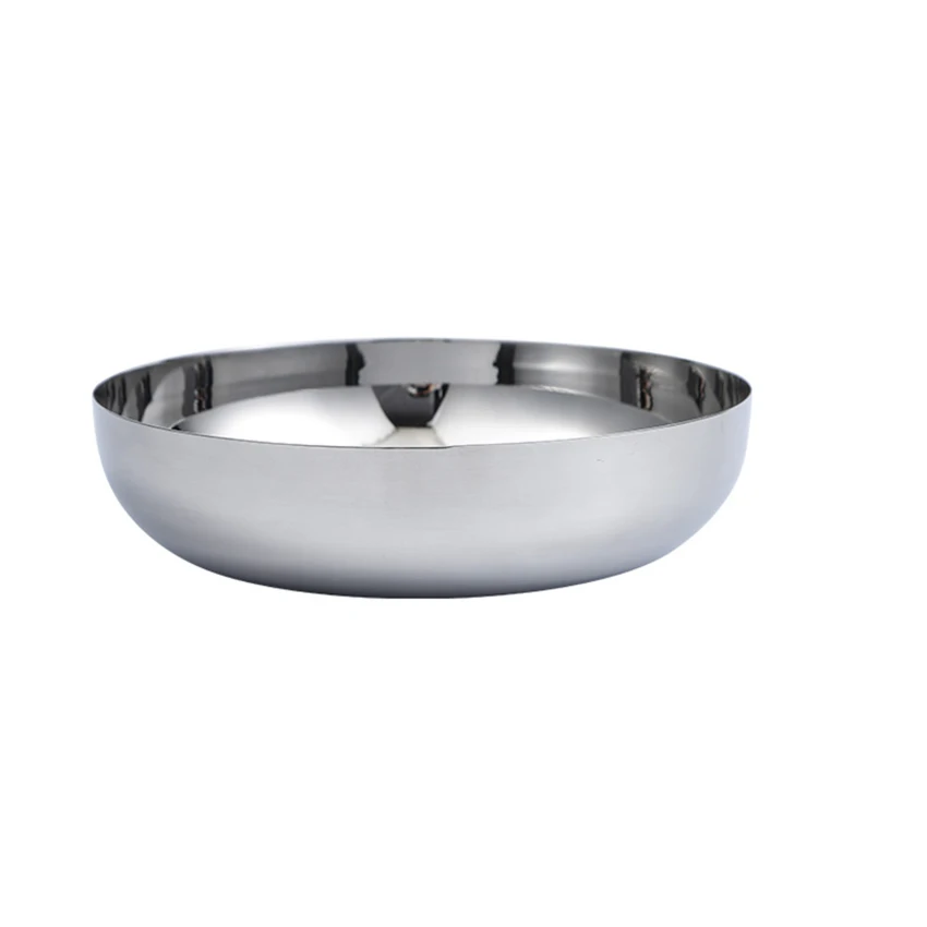 Stainless Steel Salad Bowl Extra Thick Cooking Bowl Salad Plate