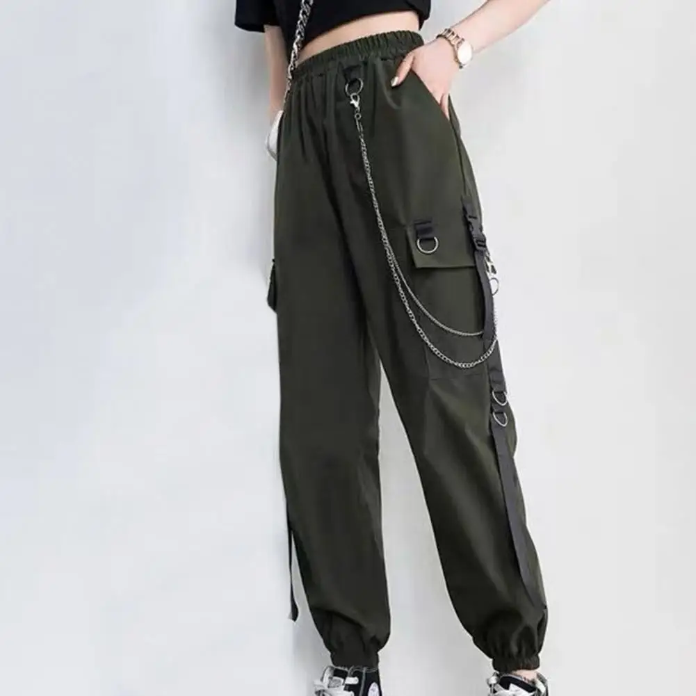 Women Cargo Pants American Style Fashion Streetwear Loose Wide Leg Pants  Y2K Female Hip Hop Sweatpants - AliExpress