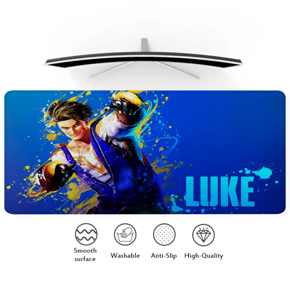 Фото Настольные подставки S-Street Fighter 6, Игровые ноутбуки, игровой шкаф, Настольный коврик, компьютерный коврик для мыши 900 × 400, аксессуары для ПК, Настольный коврик №3