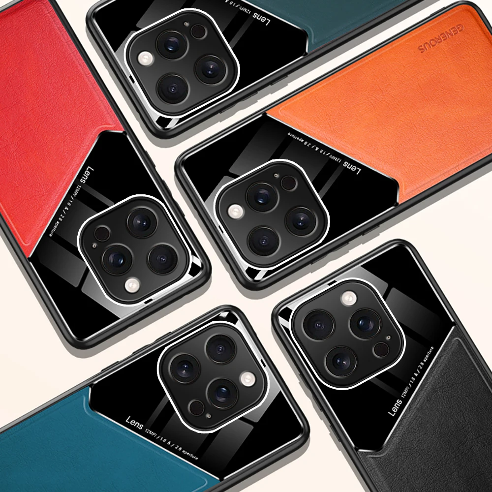Magnetic Leather Anti-Fall Phone Case - Premium Protection 6.9 inches
