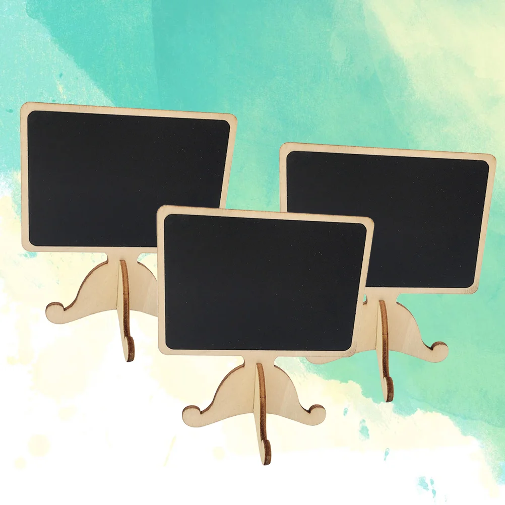 

12 Pcs Tag Wood Chalkboard Erasable 12pcs Signs Price Blackboard Mini Chalkboards