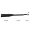 Leather Horse Whips 23.5 Inches Leather Crop Whip Horse Riding Crop Whip Soft Horse Black White Red Whip Equestrian Horse Whip 6