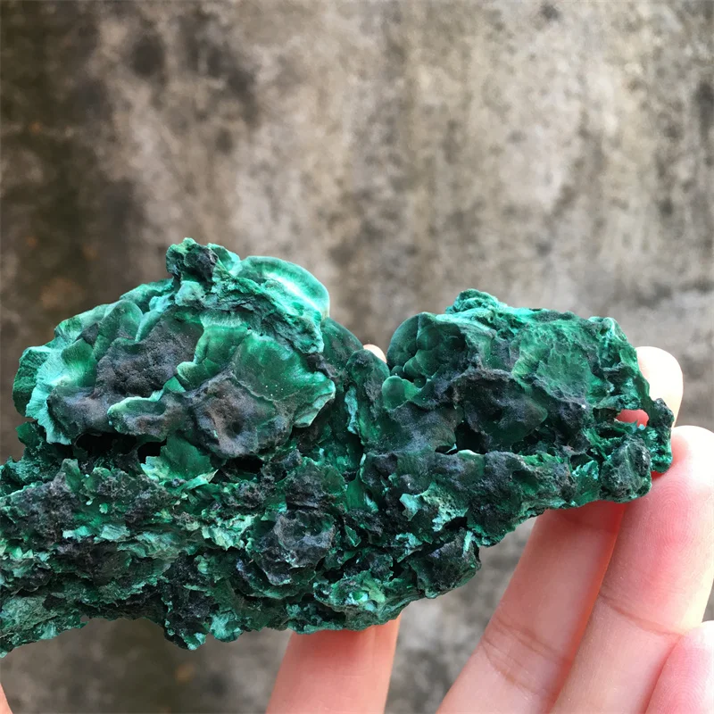 137g Rare Natural Velvet Malachite Specimen Quartz Crystal Ore Raw Stone Cluster Ornament Chakra Spiritual Meditation Healing 3