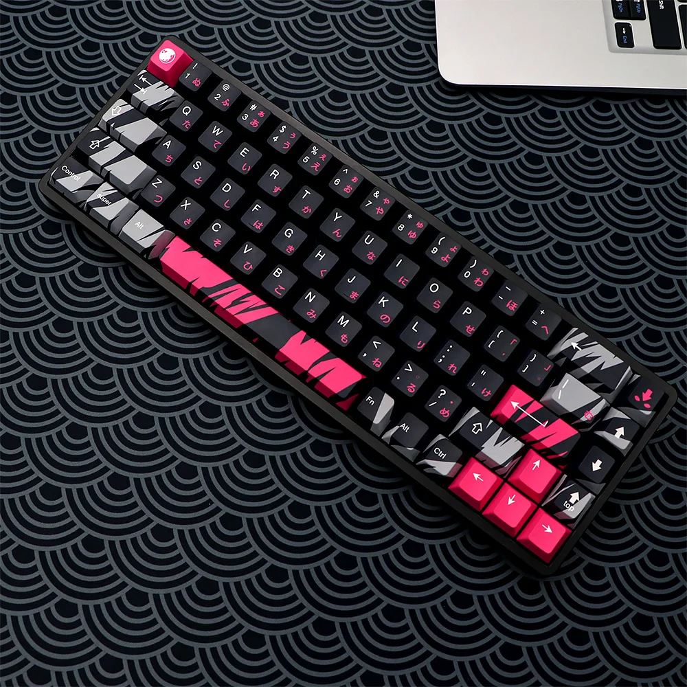 Pbt Japonês Camuflagem Keycaps Perfil Cereja Sublimação Dye Teclado Mecânico mx Switch Iso Enter Logitech G610