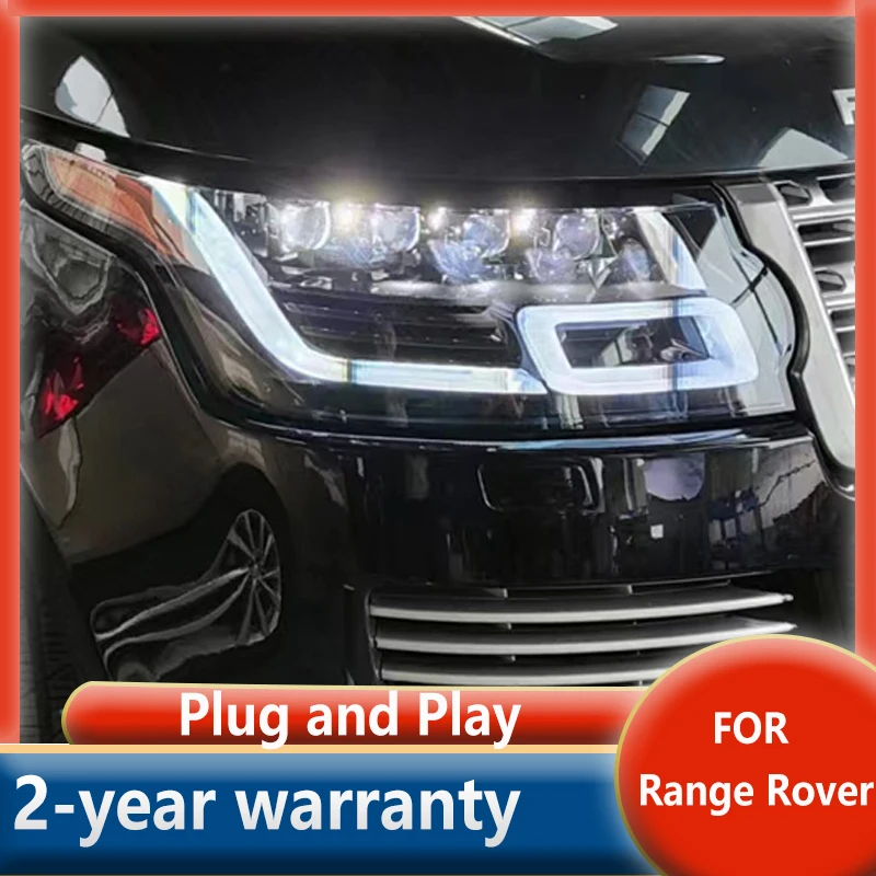 For Range Rover Headlight 2013-2017 LED DRL Animation Turn Signal ...