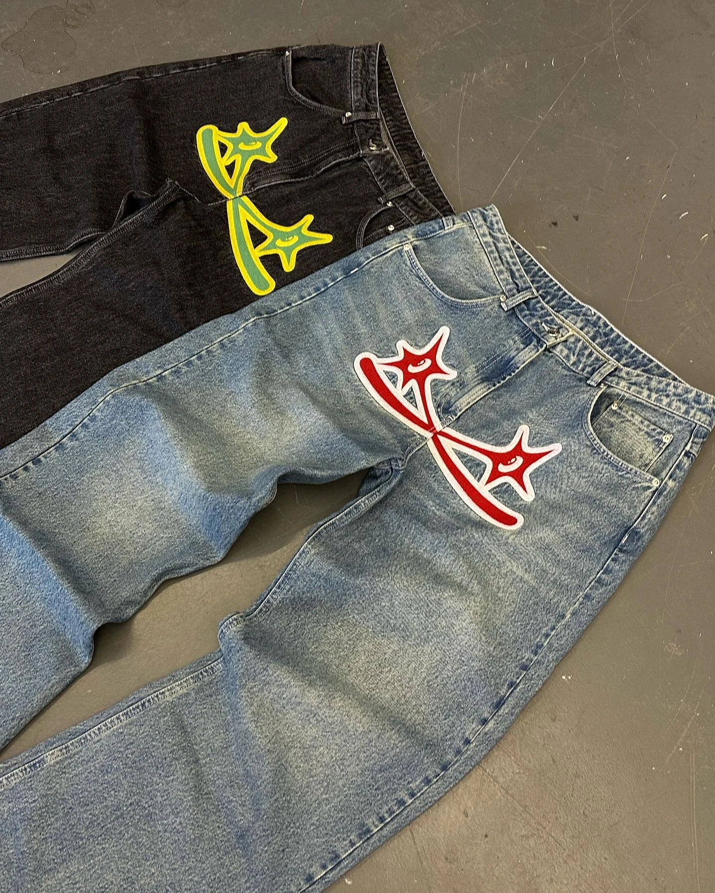 Y2K Star Print Hip Hop Denim Ripstop Pants For Men Low Waist, Loose Fit,  American Retro Style T230815 From Louis_vi_store, $5.45
