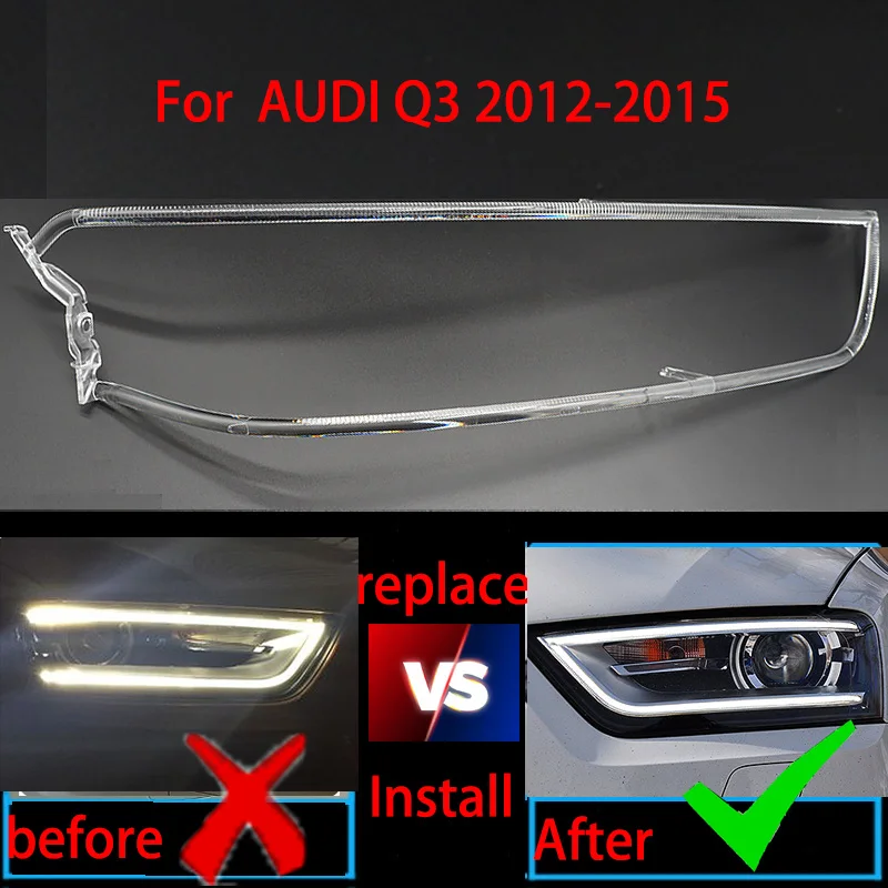 For Audi Q3 20132018 Drl Daytime Running Lights Light Guide Plate Daytime Running Light Tube