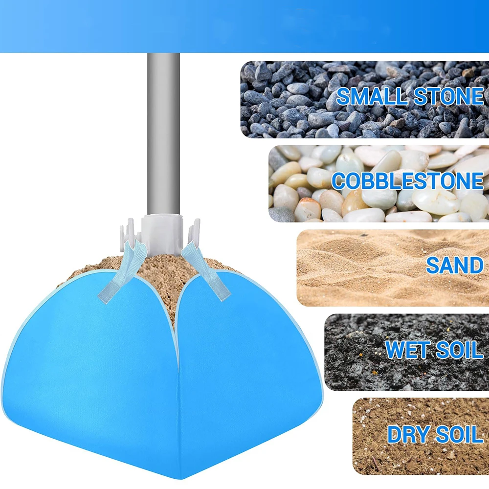 1pcs Beach Umbrella Sandbag Base Outdoor Sun Umbrella Courtyard Sun Umbrella Base Fixed Sandbag Anti Collapse Sandbag 6
