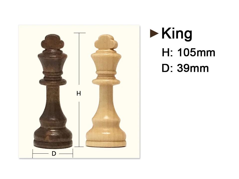 New Extra King Height 105mm Queen Height Wooden Chess Pieces Chess Game High Quality Set Standard Chessmen PU Chessboard