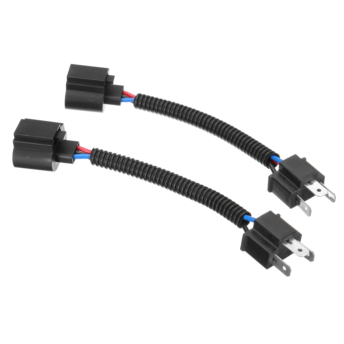 

Pair LED Headlight H4 9003 Male to H13 9008 Female Socket Plug Connector Adapters Wire Harness For Ford/Dodge