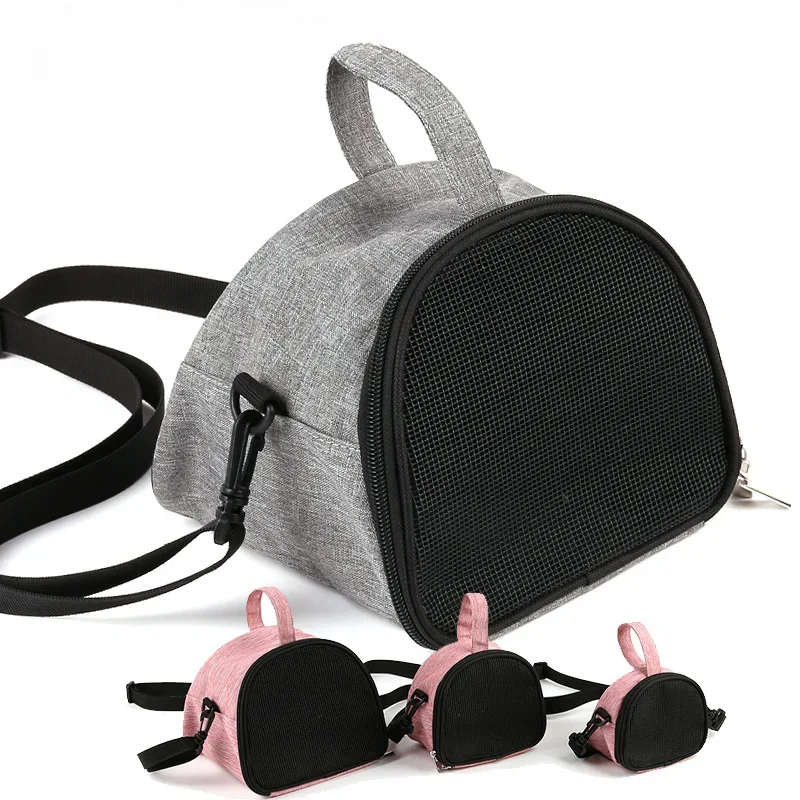 

Bag for Small Pet, Portable Going Out Hamster Backpack, Hedgehog, One Shoulder Adjustable Breathable Pet Carrier