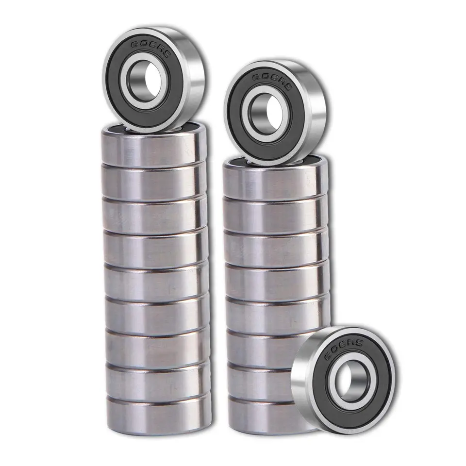 6/12/20pcs 608RS/608ZZ Bearings, Durable Carbon Steel Ball Bearings Skateboards, Longboards, Inline Skates, Roller Skates image 1
