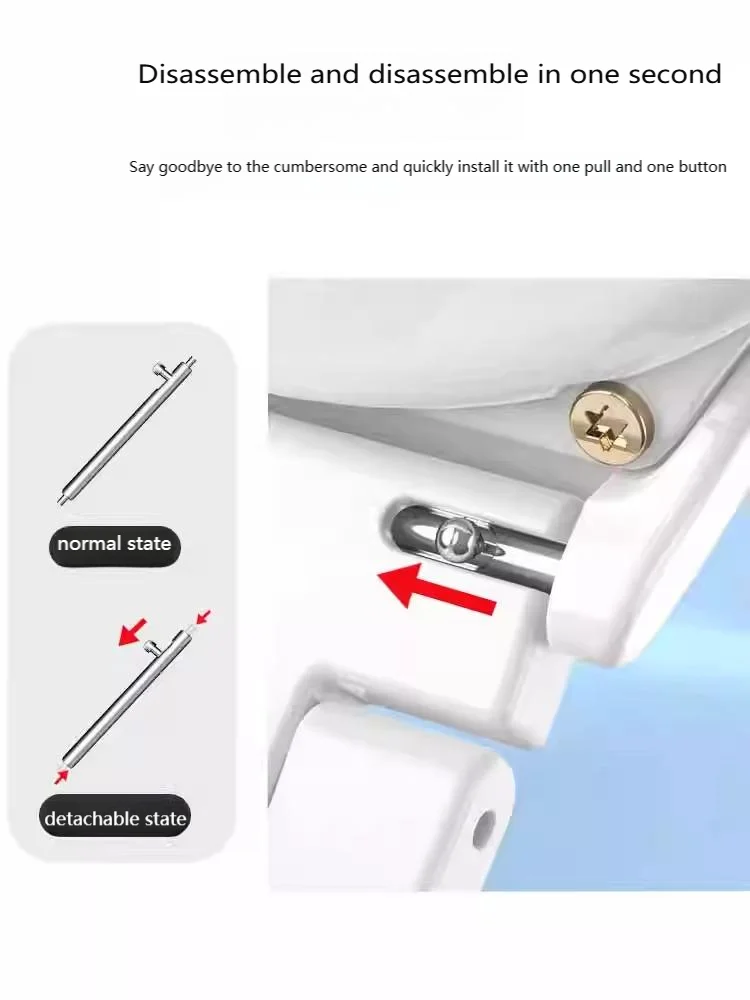 Premium Ceramic Watch Strap - Barrel Shaped White Quick Release 22mm Waterproof Bracelet