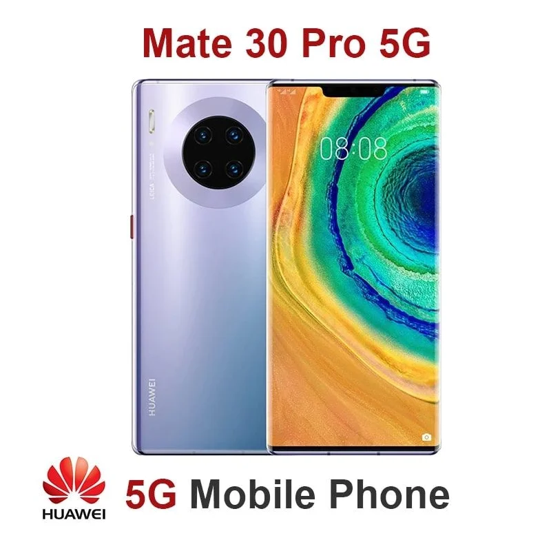 Global Version HUAWEI Mate 30 Pro 5G Phone 6.53 inch Kirin 990