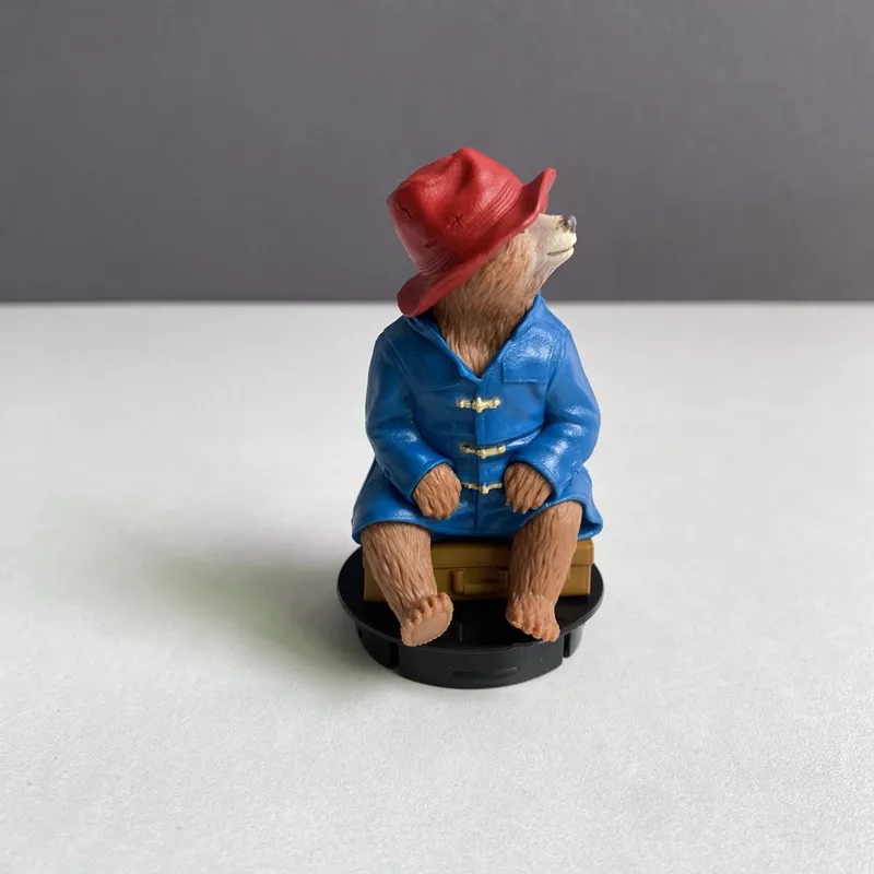 1Piece 8cm 9.5cm Paddington Bear Handmade Ornament Toy