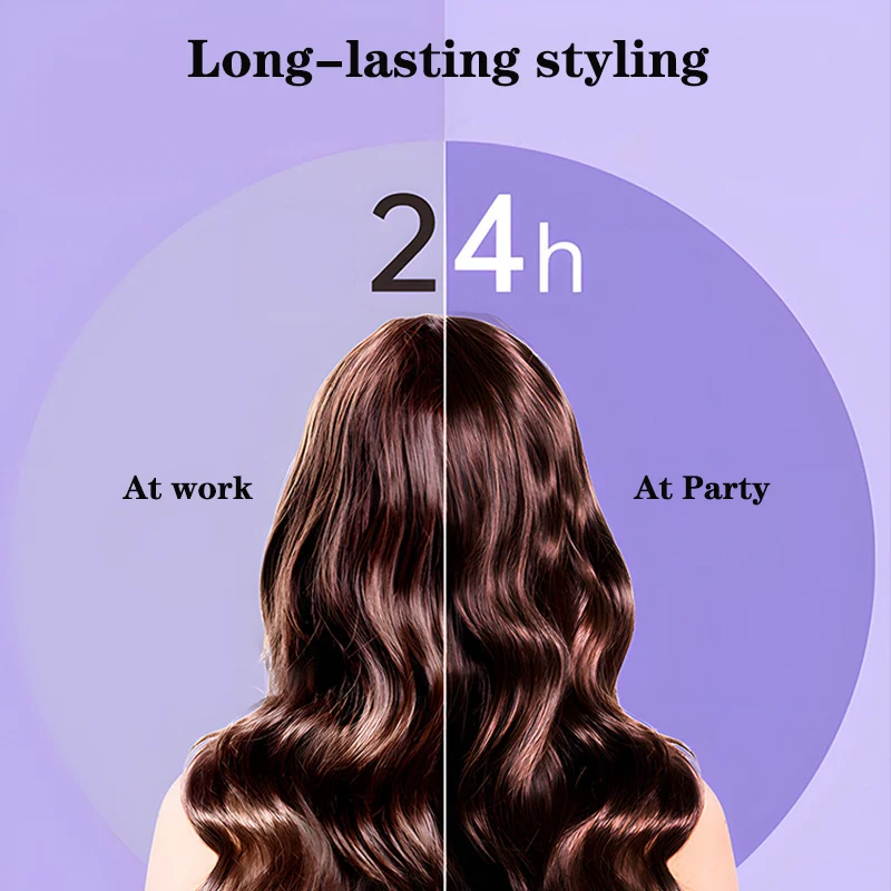Description Picture 3 of item32mm Ceramic Negative Ion Anti-Scald Curling Irons Automatic Hair Curler Stick Rotating Curling Irons For Hair Styling Tools