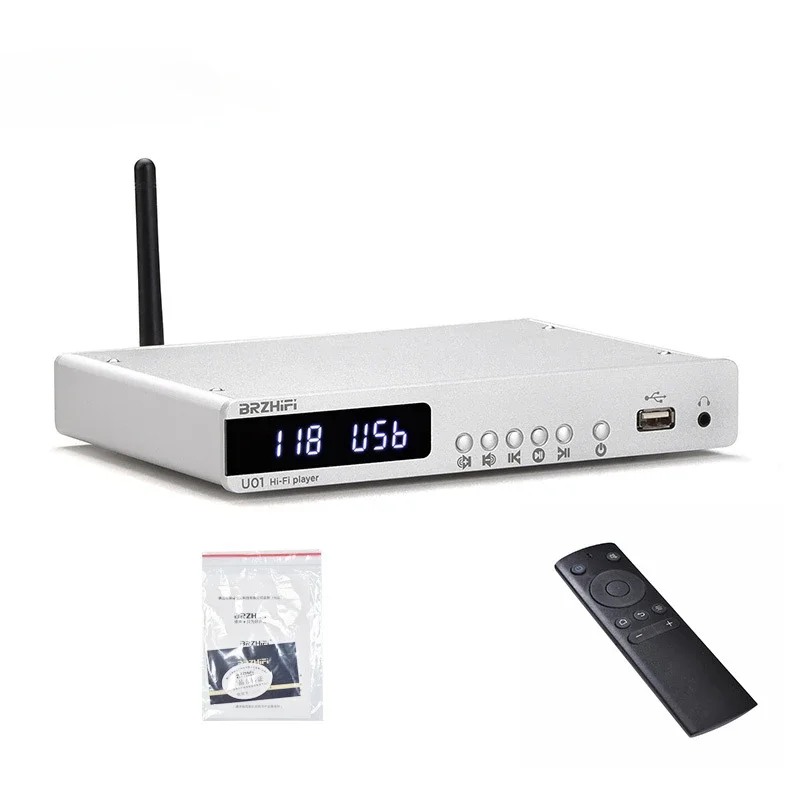 

HD Lossless Audio Player ES9038Q2M Lossless Decoder 2.1 Channel HIFI Decoder Bluetooth 5.0 Digital Optical Coaxial Input