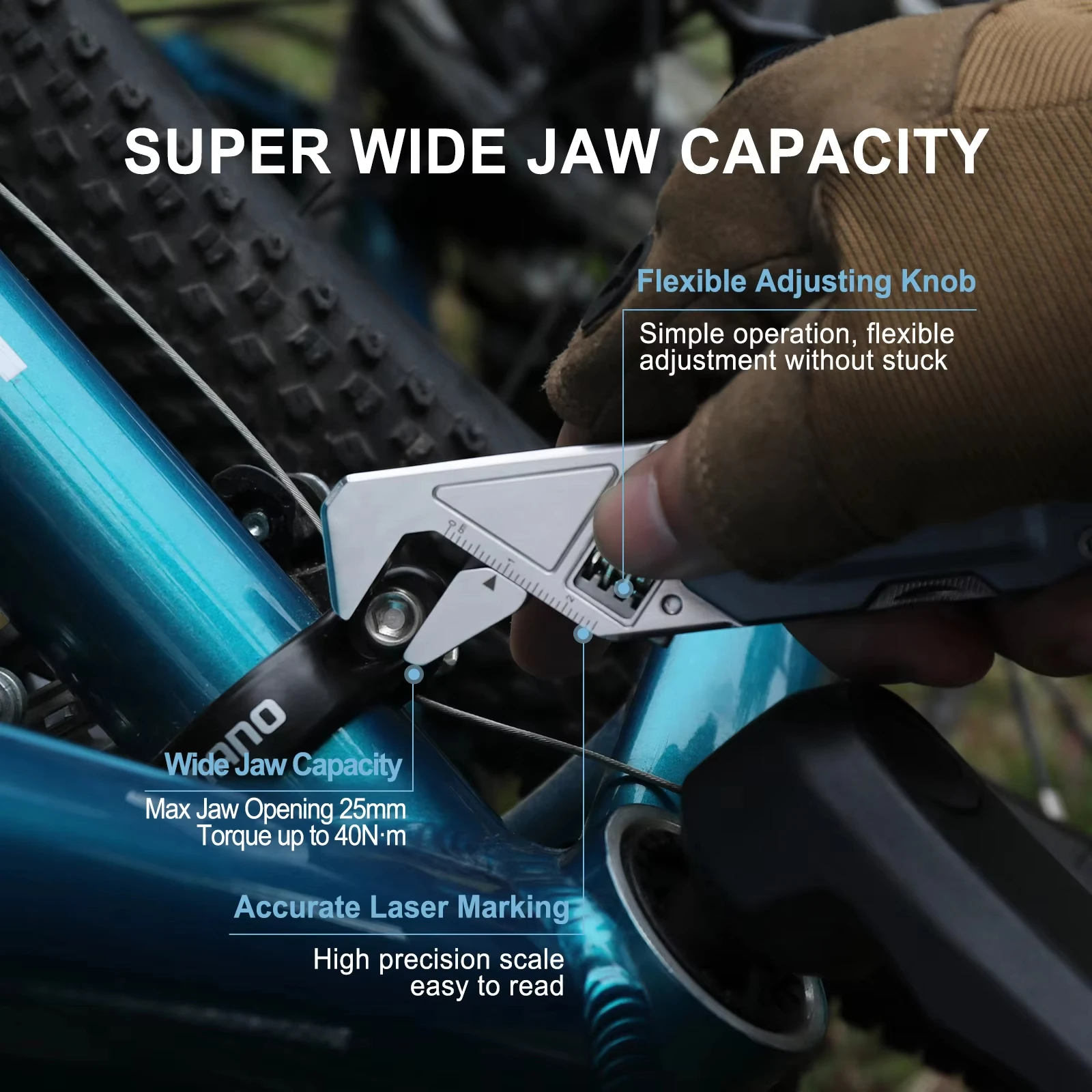 NexTool 라이트 렌치 W1 야외 다기능 도구 6-in-1 휴대용 접이식 칼 조절 가능한 미니 드라이버 야외 도구