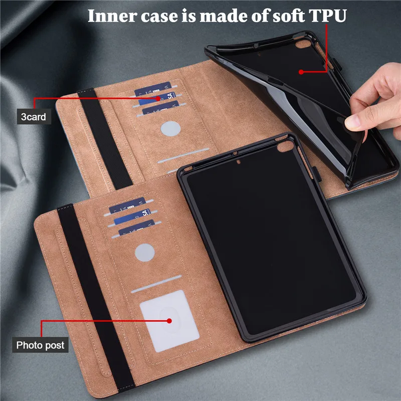 Carteira de Negócios Stand Capa de Couro Lenovo Tab P11 Gen Gen Gen 2nd Gen Case Tb350fu Tb350xu 11.5 - Imagem 3