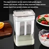 Transparent Cheese Maker with Fine Mesh- 1100ml Yogurt Strainer -  DIY Greek Yogurt & Cream Cheese Filter for Kitchen