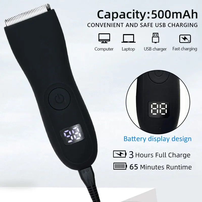 Hair Trimmer for Men Intimate Areas Zones Places Epilator Electric Razor Shaver Shaving Machine for Man Beard Hair Removal Cut 2