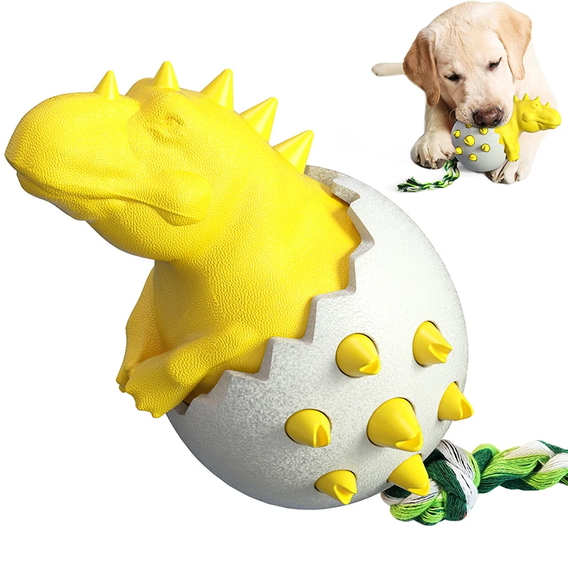 Wholesale Boredom Relief Pet Toy Fun Dino Egg Treat Dispenser Dog Toys -  China New Product Dog Toy and Leaking Toy Dinosaur Eggs price